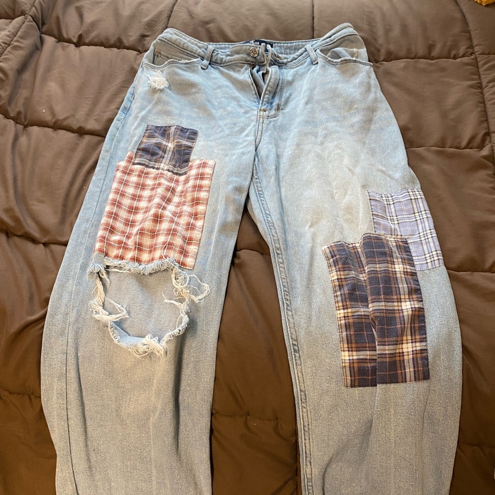 Patch jeans!